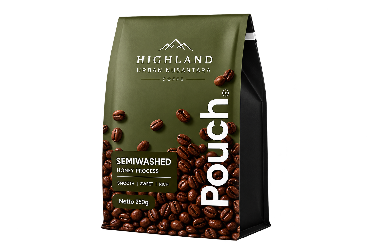 Arabika Gayo SemiWashed Triple Picked Roasted Bean 250 Gram