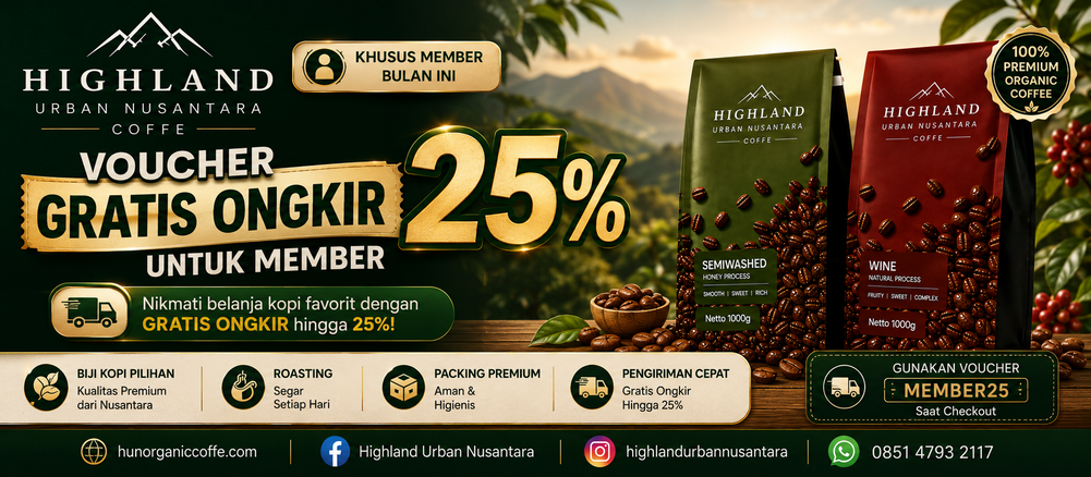 Gratis Ongkir 25% Member